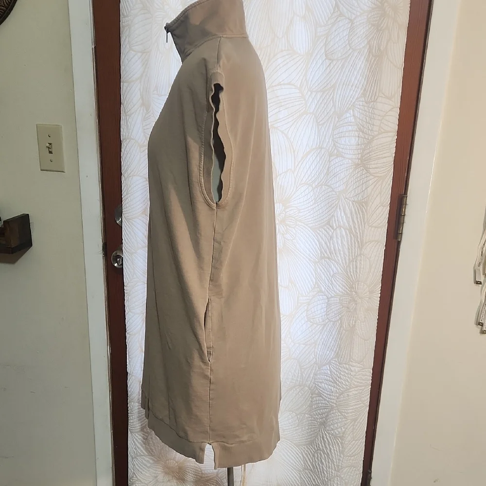 Double Zero Taupe Streetwear Minimalist Tunic Top/Dress Size Large - Picture 7 of 12